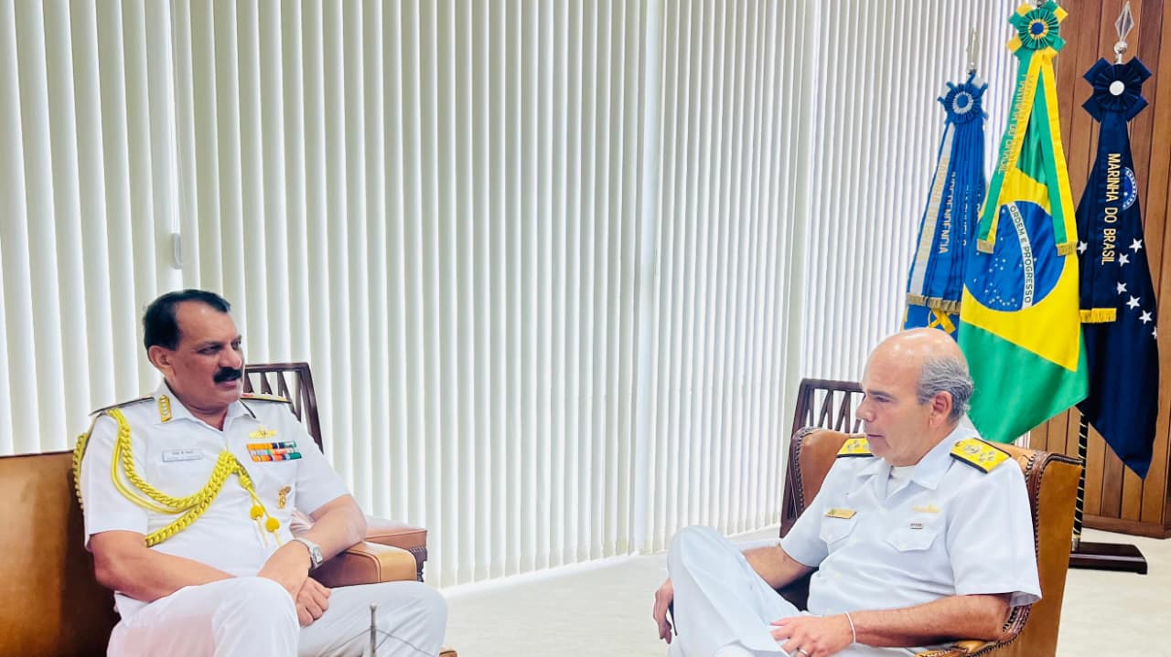 CNS Admiral Dinesh K Tripathi Concludes the Visit to Brazil